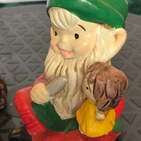 Vintage Homco Toy Making Elves Gnomes Christmas Set of 2 - Picture 5 of 15